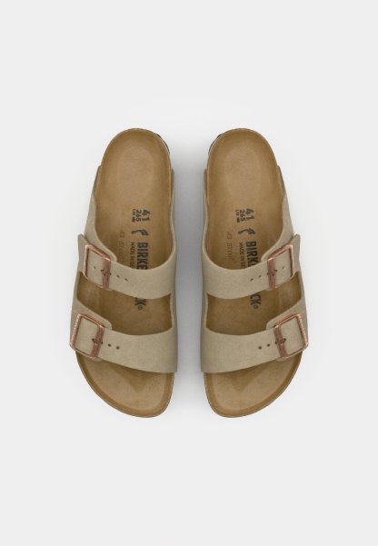 ARIZONA NARROW UNISEX - Riemensandalette - taupe
