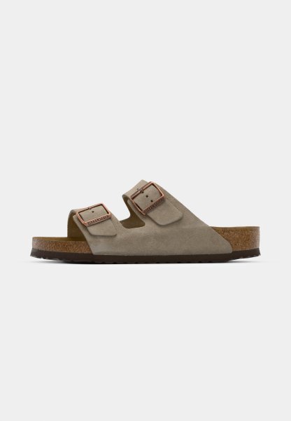 ARIZONA SOFT FOOTBED UNISEX - Riemensandalette - taupe