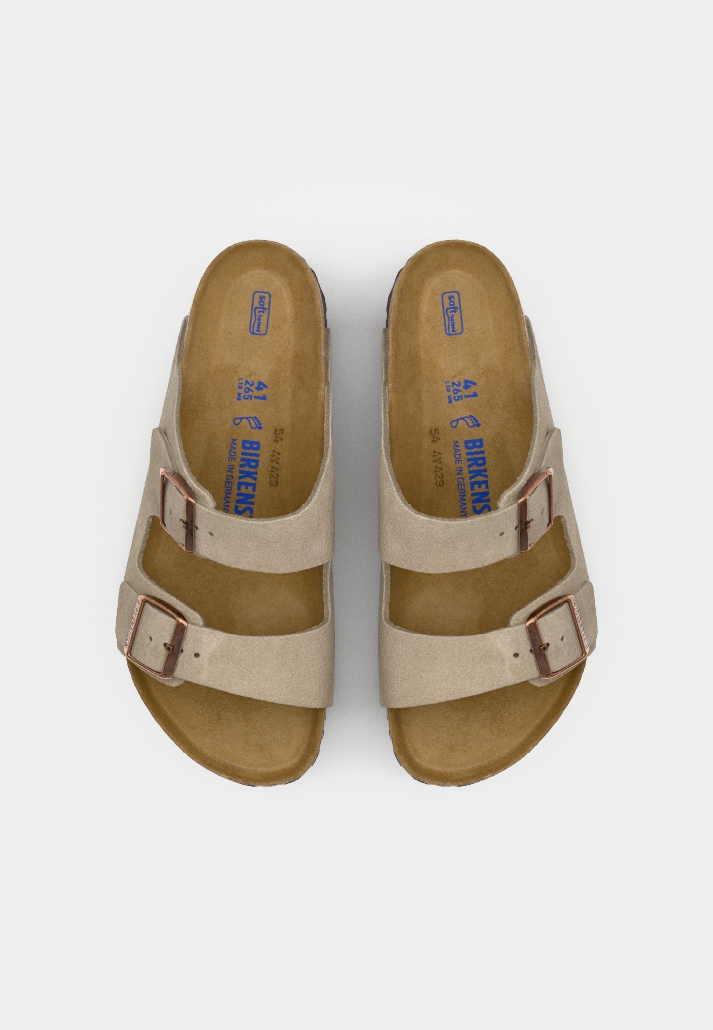 ARIZONA SOFT FOOTBED UNISEX - Riemensandalette - taupe