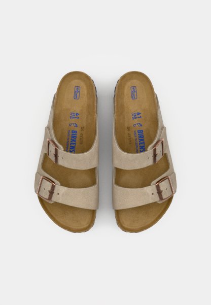 ARIZONA SOFT FOOTBED UNISEX - Riemensandalette - taupe