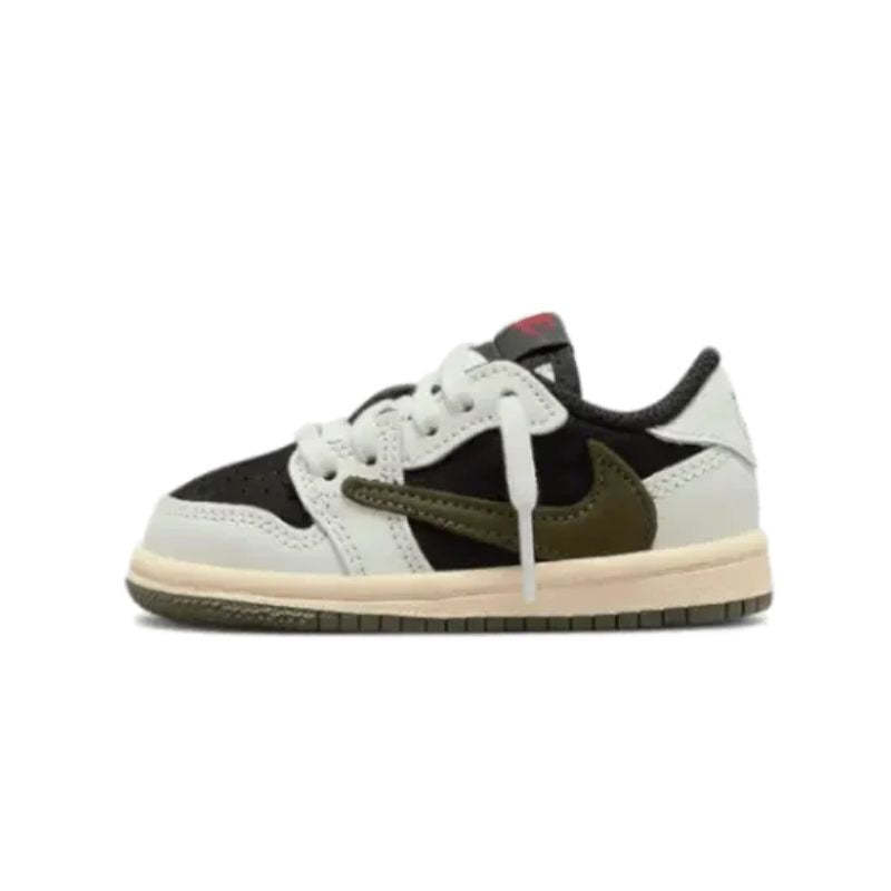 Air Jorthtdan 1 Retro Low OG SP Travis Scott Olive Kids (TD)