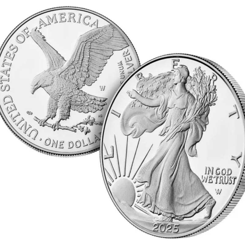 🔥 LAST DAY SPECIAL SALE 50% OFF 🔥 American Eagle 2025 Silver - Gold Silver Proof Coin