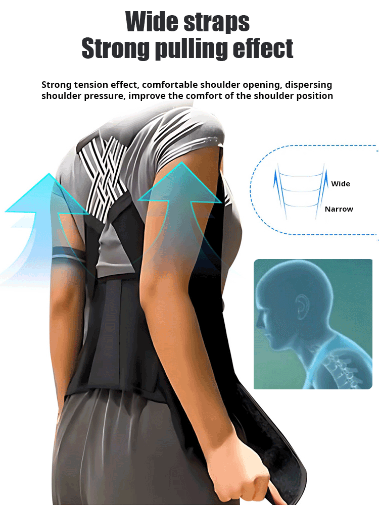 ✨ Just 10 Minutes a Day – Visible Results in 7 Days! Body Care Essentials Anti-Hunchback Straps