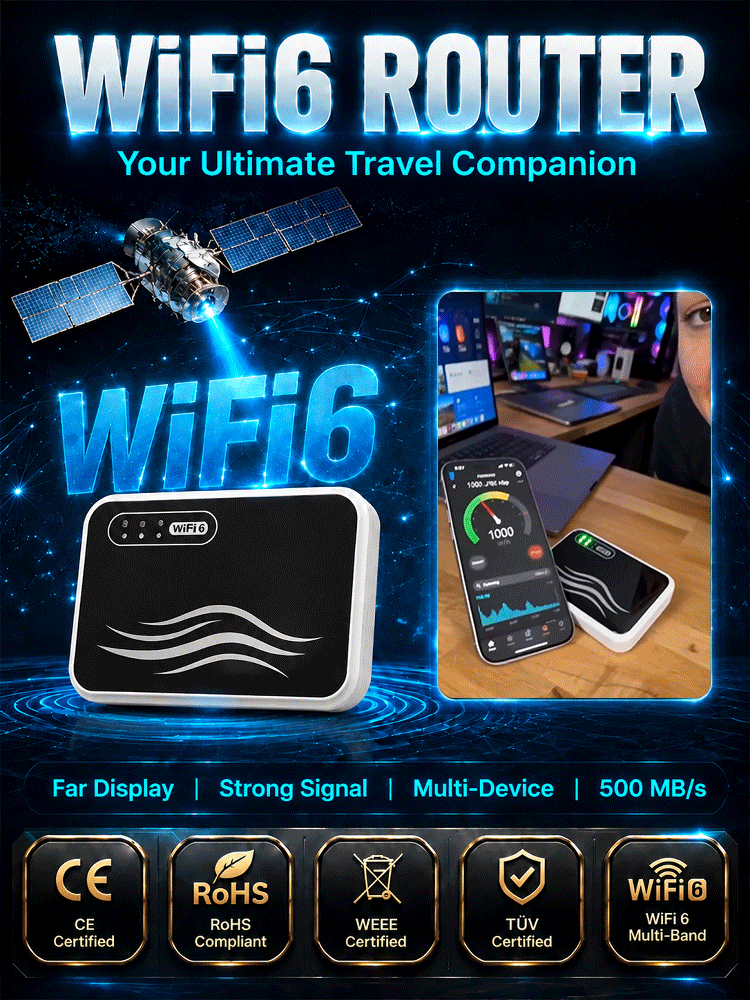 [No SIM Card & Zero Setup] Portable Wi-Fi 🔥 $0/Month Plan Forever! 🔥