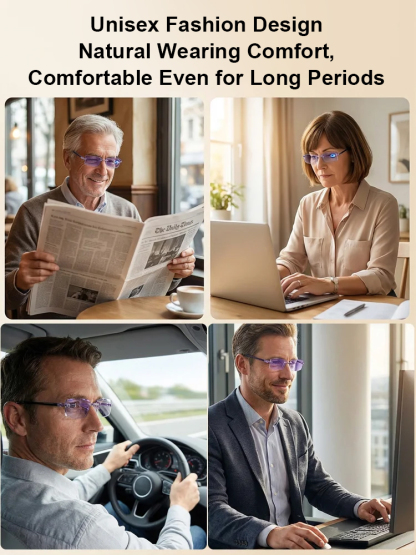 Skip the eye exam! Smart lenses auto-adjust from -1.00 to +10.00 in seconds.