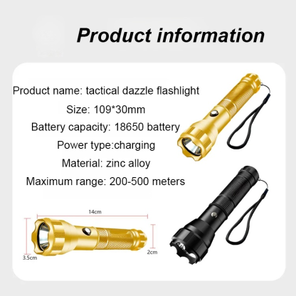 Keeps you safe in dangerous situations - Tactical Stun Flashlight