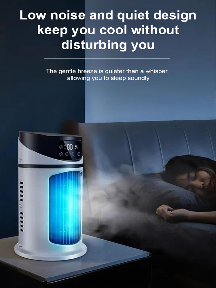 【Consumes only 1 kWh of electricity for 24 hours 】Quiet home office small air cooler