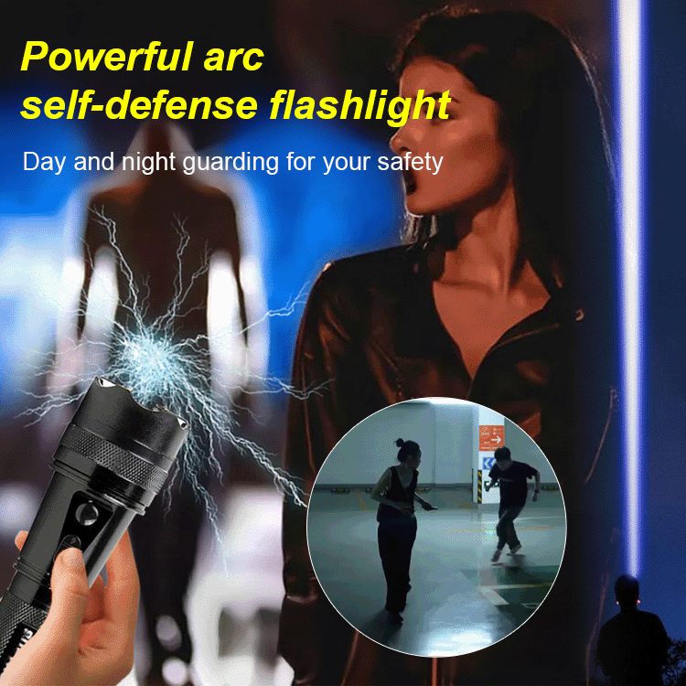Keeps you safe in dangerous situations - Tactical Stun Flashlight