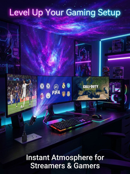 Comauo – Ocean & Galaxy Projector: Ultra-HD 3D Projection Technology for Your Home & Car – A Real Aquarium in Just 1 Second!