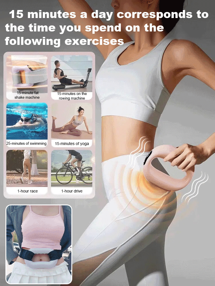 [No need for exercise, burn fat all over the body] Multifunctional fascia ring fat-shaking machine