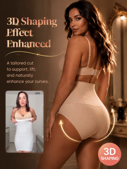 High Waist Cross Compression Shaping Panties  | Maximum Comfort with 3D Pelvic Fit & Targeted X-Compression