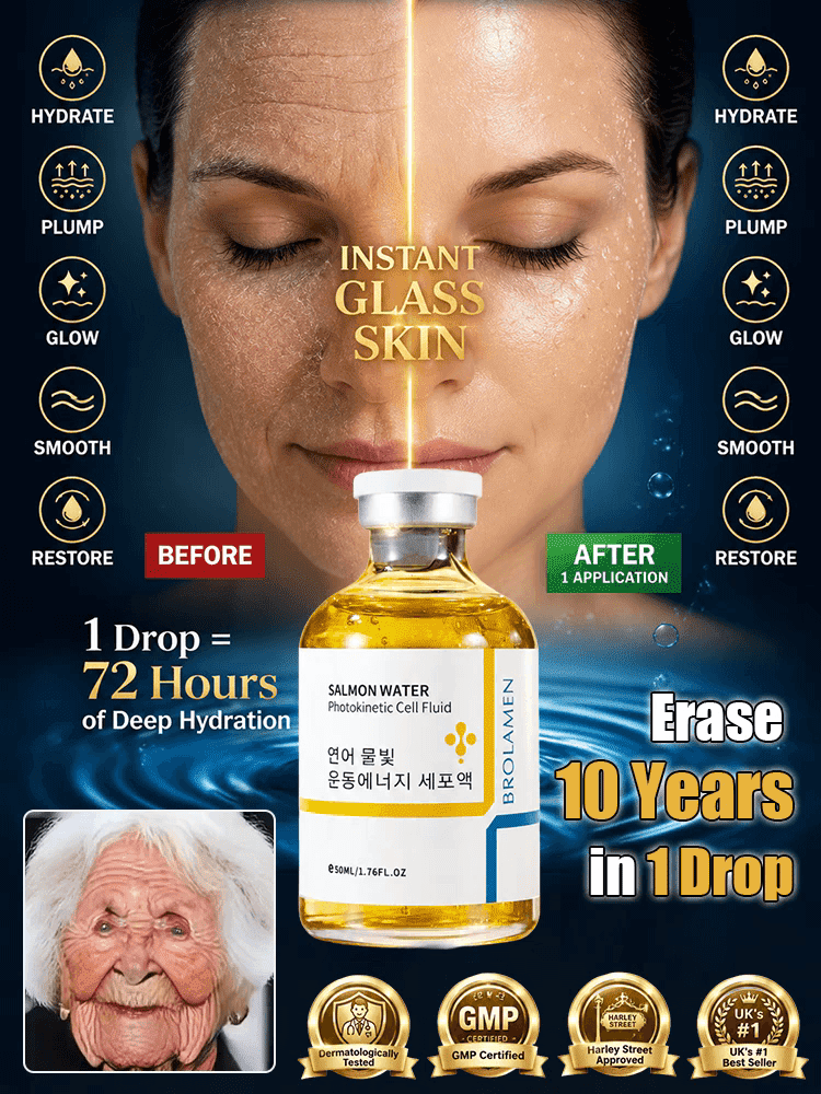 Salmon Hydrating Anti-Wrinkle Serum【Not satisfied with the results? Full refund!】