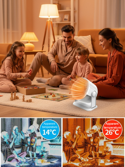 Heats 150㎡ in 3 seconds. One unit equals four! Home Heating Magic Device