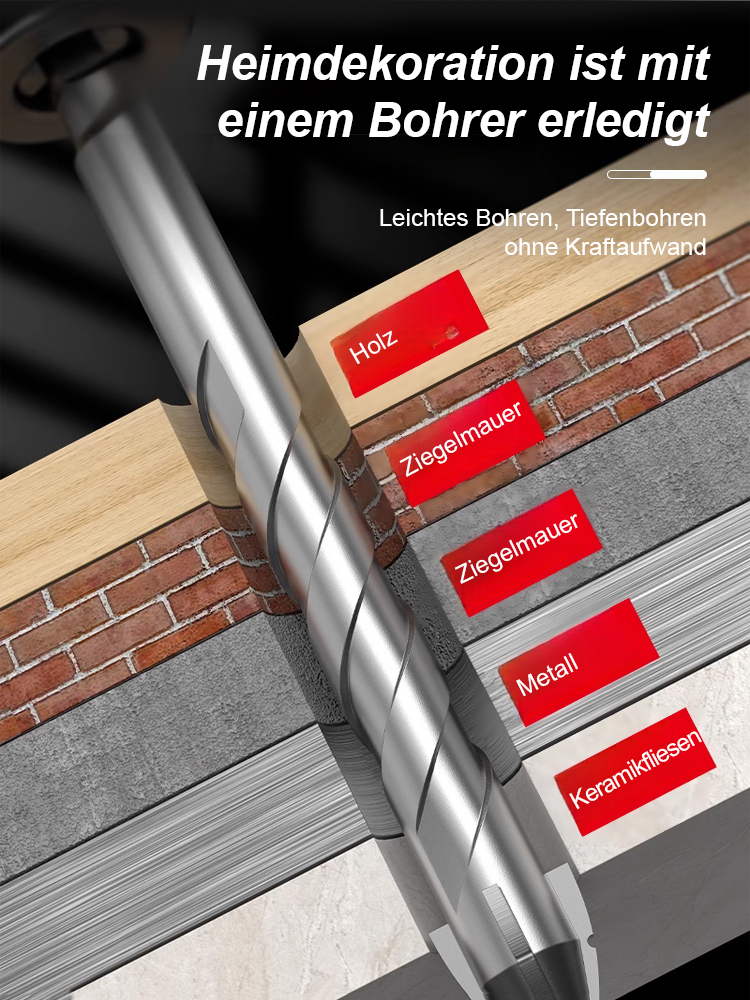 Vierkant-Zahnung Keramikbohrer