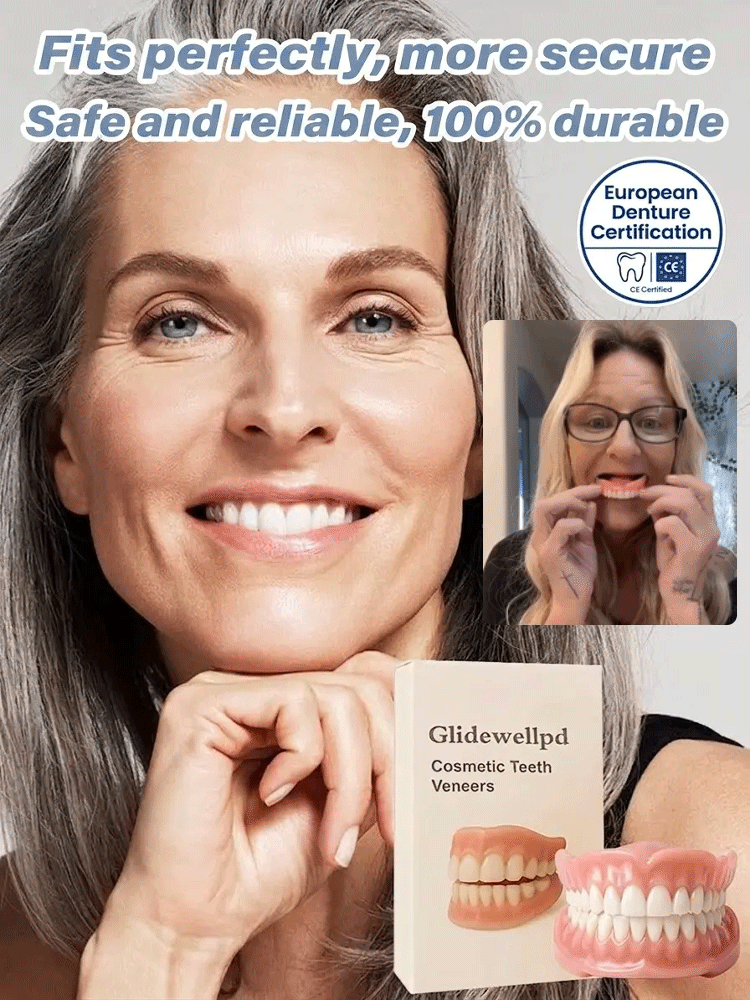 No glue, no dentist, and no appointments required  –  [Epic Upgrade] Premium Full Cover Dentures