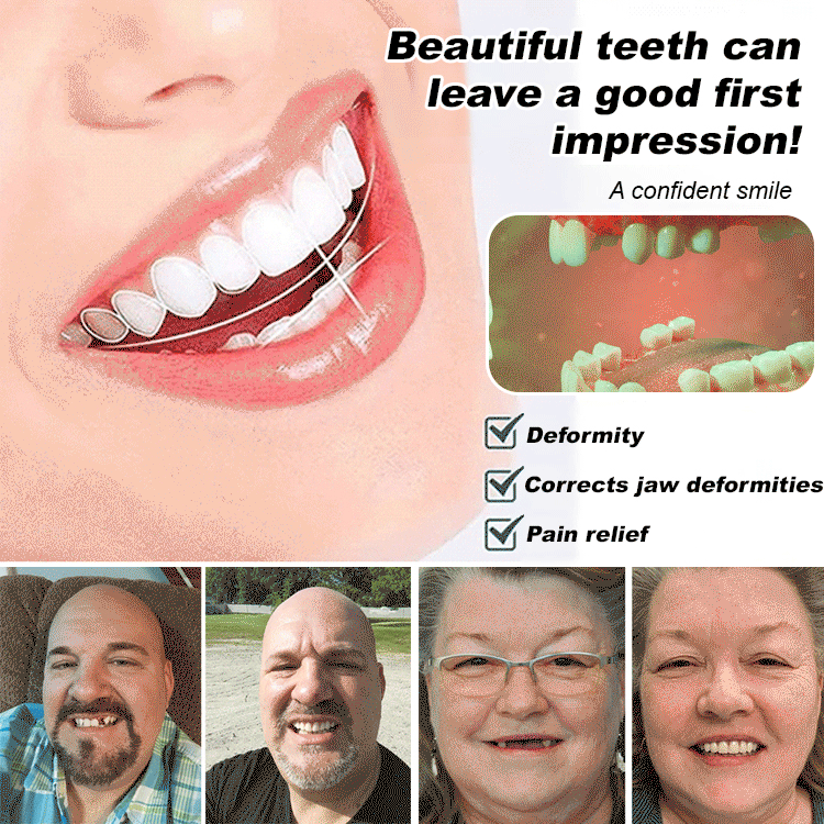 Comfortable silicone denture set - No dentist, no appointments. Try at home, installs in 1 second.