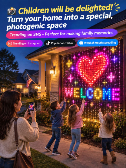3D Holographic Iridescent Matrix Light String | 100+ Dynamic Themes & DIY