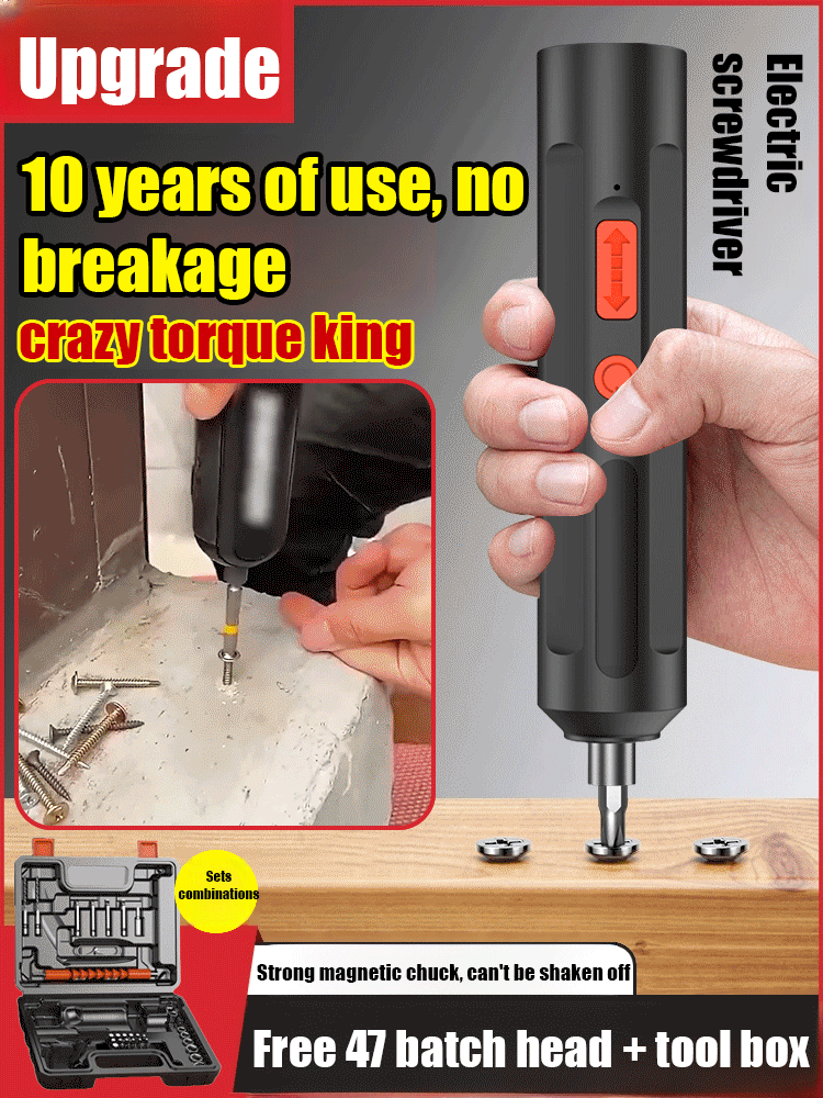 [Auto & Manual Modes for Ultimate Control] Universal Electric Screwdriver Set Upgraded Version
