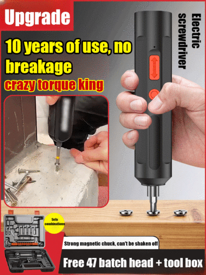 [Auto & Manual Modes for Ultimate Control] Universal Electric Screwdriver Set Upgraded Version