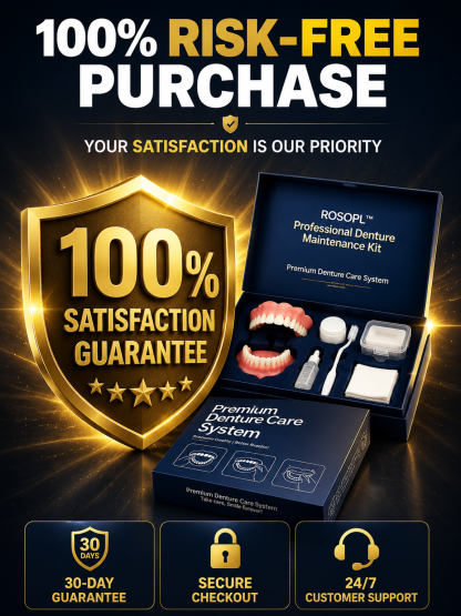 Premium Medical Denture Set [LIMITED-TIME BOGO] Instant Hollywood Smile in 60s Without the Pricey Dentist Visit!