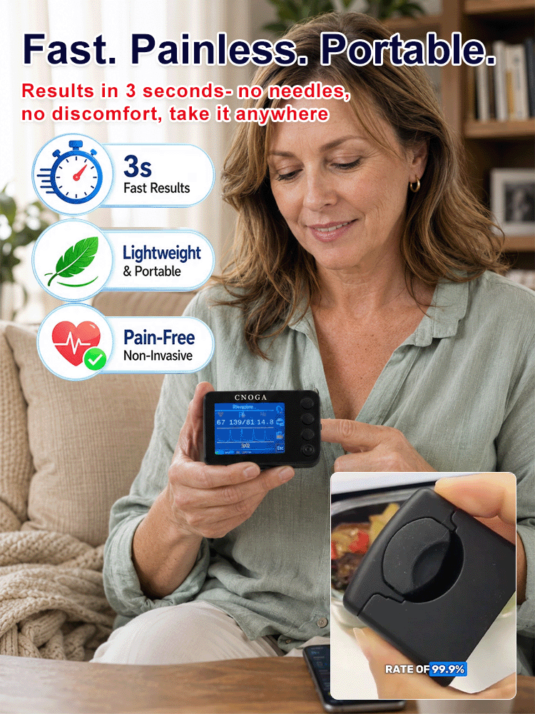 No needles needed! Fingertip Pulse Oximeter