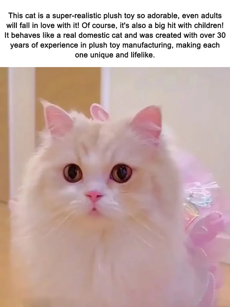 AI Interactive - Real Electric Plush Cat Toy
