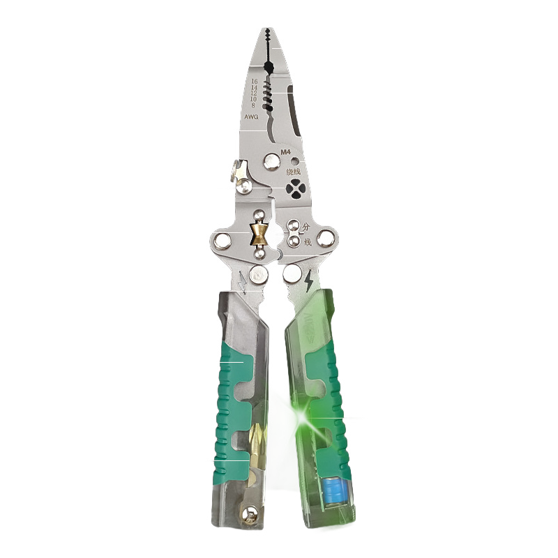 【One piece has 14 functions】Folding tester, screwdriver, wire stripper