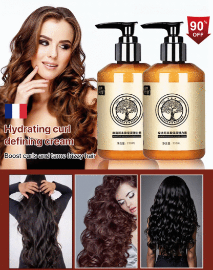 Essential oil strong styling elastic, solve frizzy hair, more three-dimensional curls