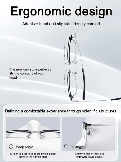 👍Free trial【Blocks 99.9% of harmful blue light】Gradient color reading glasses for both near and far vision 2 in 1 sunglasses