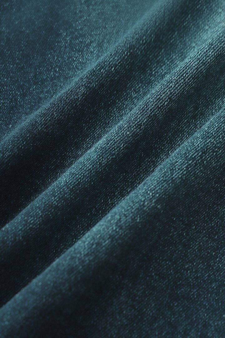 Washed Raw Hem Mid Waist Straight Leg Jeans-Pink Laura