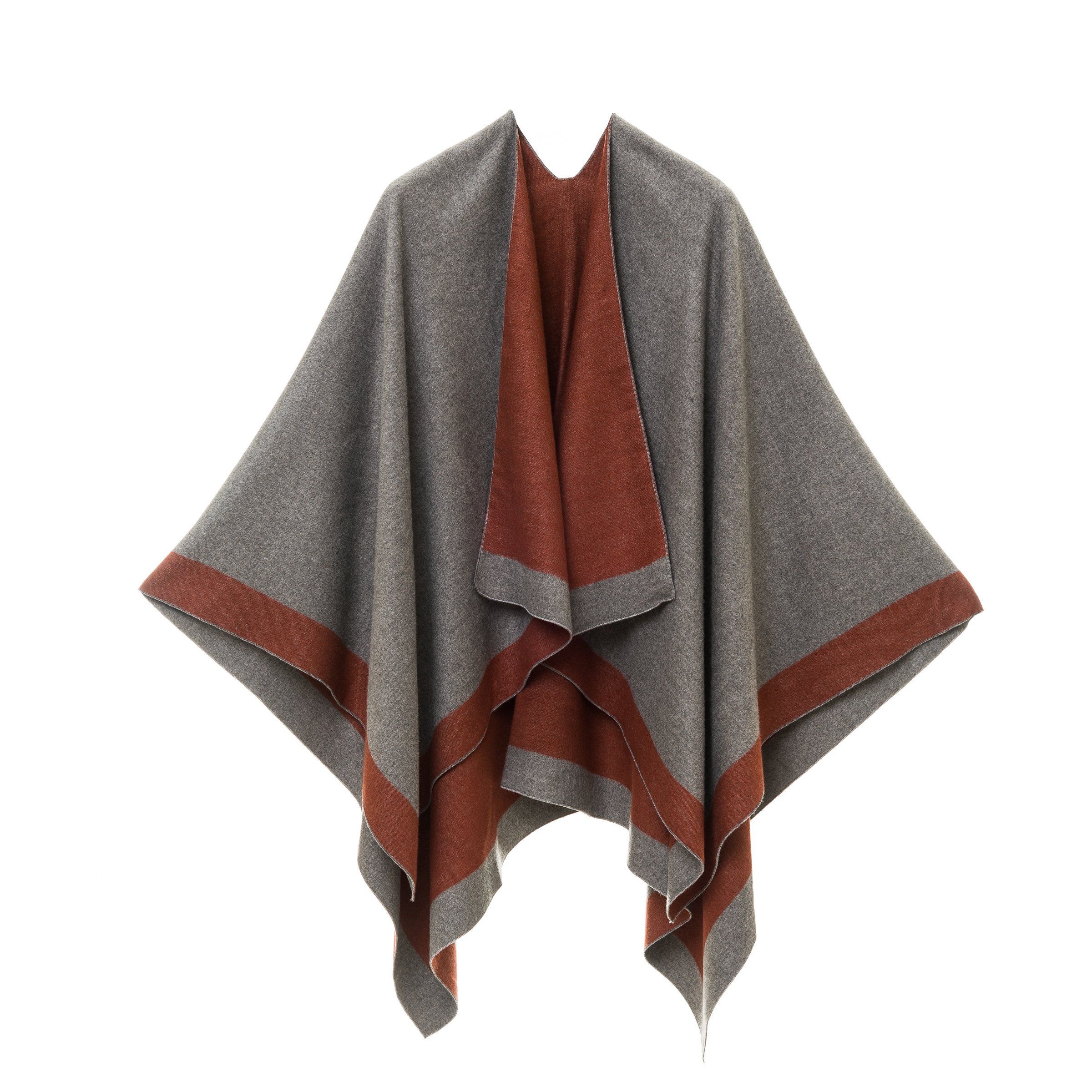 Women's Reversible Shawl Wrap Poncho (Buy 2 Free Shipping)