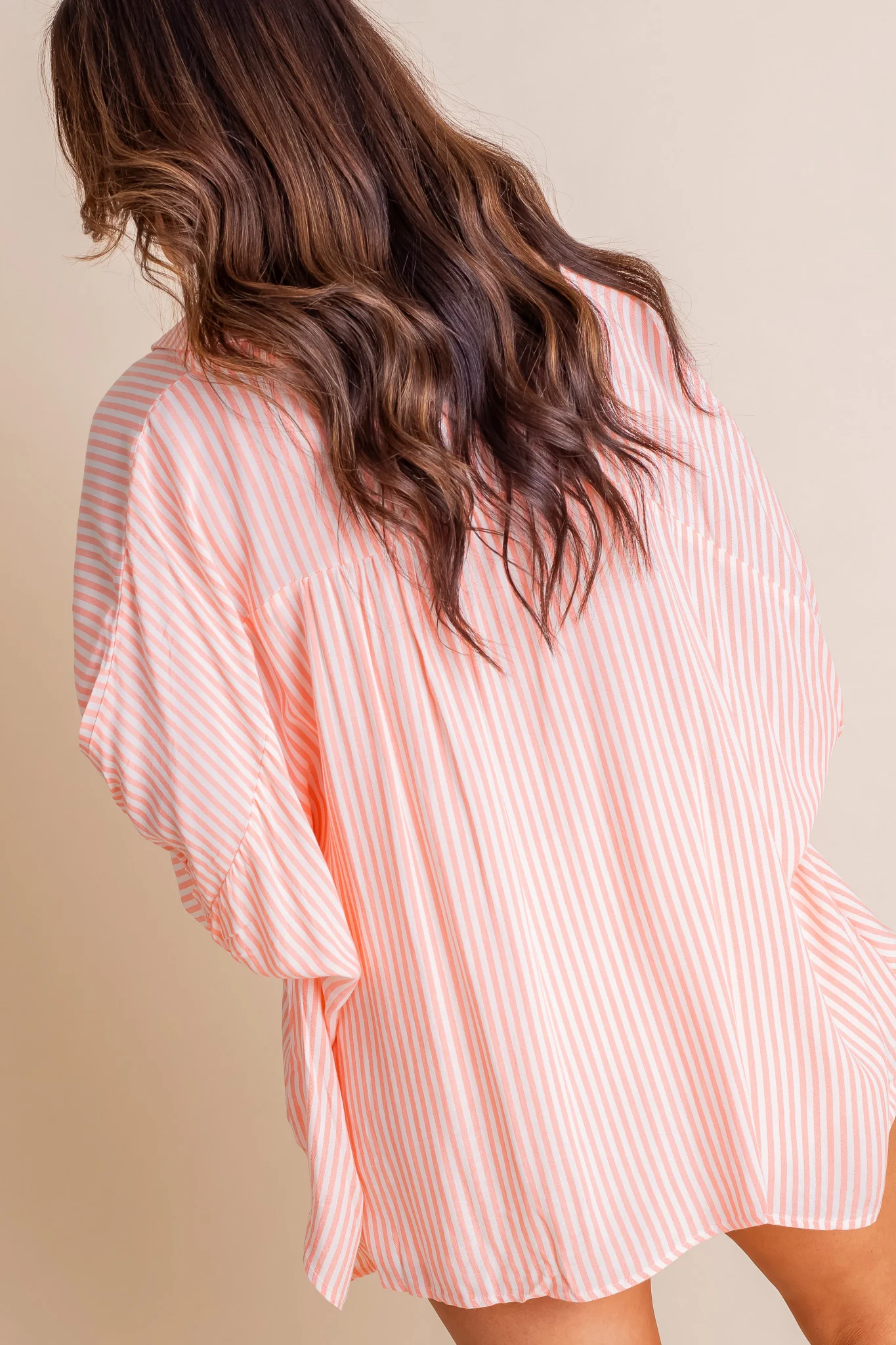 2024 New Oversized Striped Loose Button-down Shirt(Buy 2 10% OFF)