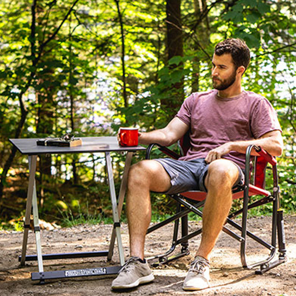 💝Summer special offer💝Last Day For Clearance✨Buy 2 get 2 free💥 Outdoor Camping Chair With Side Table