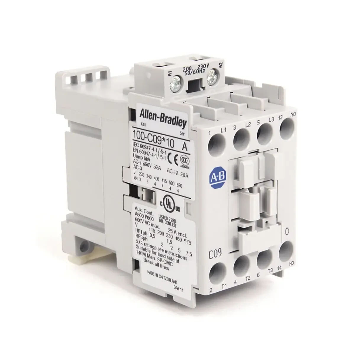 Allen-Bradley 100-C09D10 IEC 9 A Contactor
