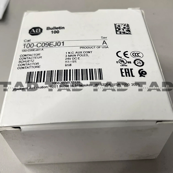 Allen-Bradley 100-C09EJ01 IEC 9 A Contactor