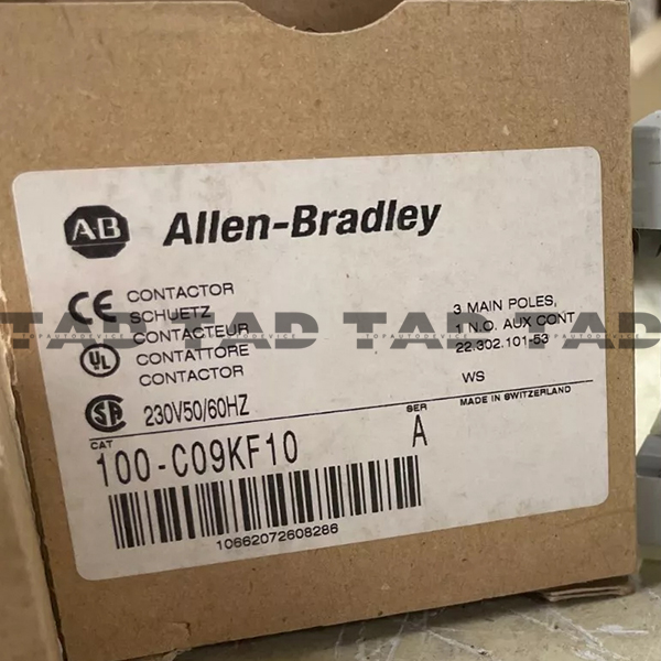 Allen-Bradley 100-C09KF10 IEC 9 A Contactor