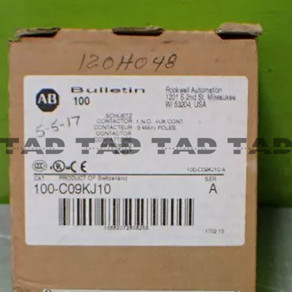 Allen-Bradley 100-C09KJ10 IEC 9 A Contactor