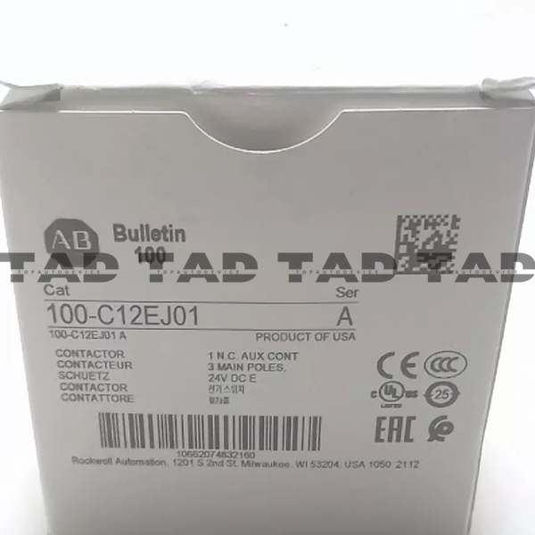 Allen-Bradley 100-C12EJ01 IEC 12 A Contactor