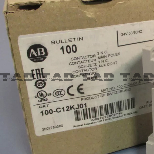 Allen-Bradley 100-C12KJ01 IEC 12 A Contactor