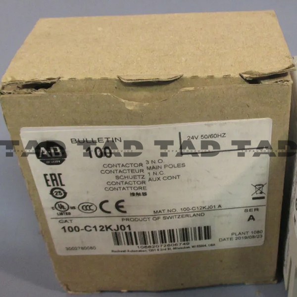 Allen-Bradley 100-C12KJ01 IEC 12 A Contactor