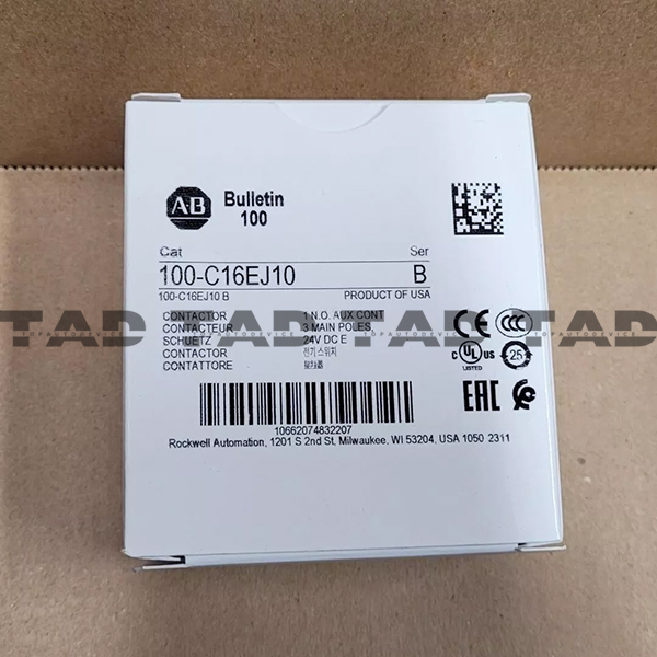 Allen-Bradley 100-C16EJ10 IEC 16 A Contactor