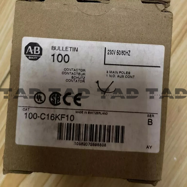 Allen-Bradley 100-C16KF10 IEC 16 A Contactor