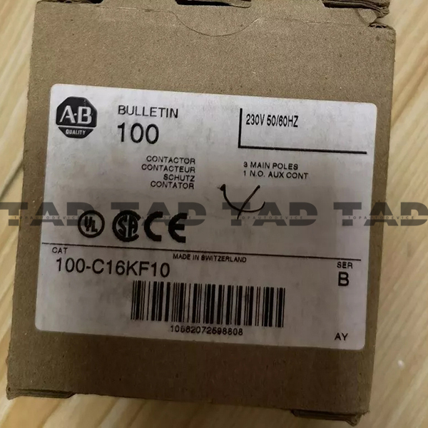 Allen-Bradley 100-C16KF10 IEC 16 A Contactor