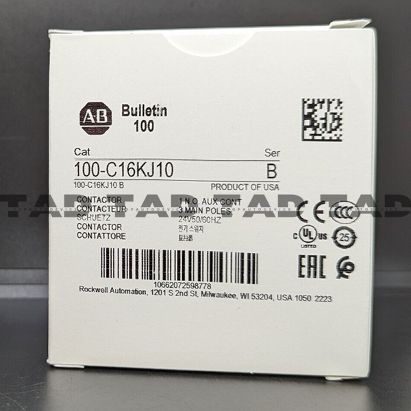 Allen-Bradley 100-C16KJ10 IEC 16 A Contactor