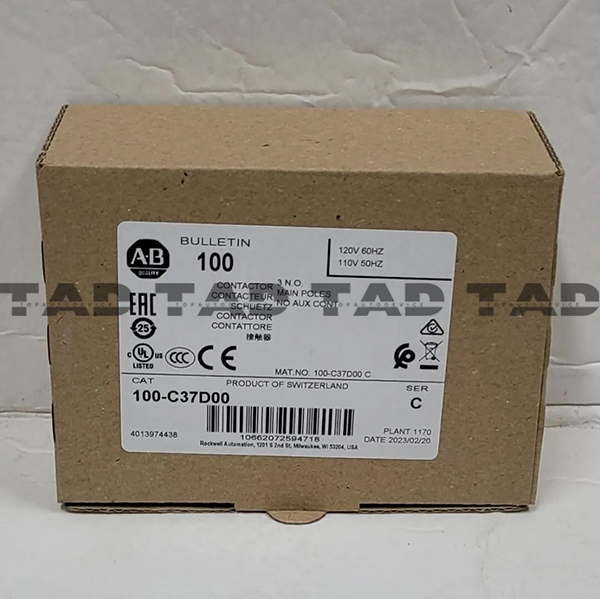 Allen-Bradley 100-C37D00 IEC 37 A Contactor