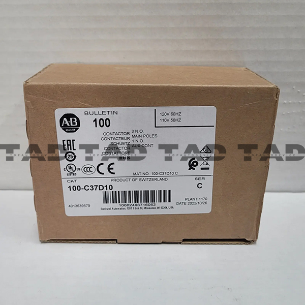 Allen-Bradley 100-C37D10 IEC 37 A Contactor