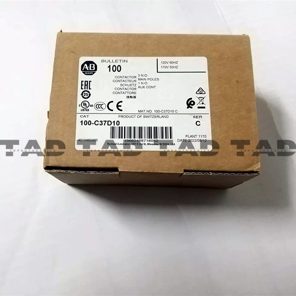 Allen-Bradley 100-C37D10 IEC 37 A Contactor