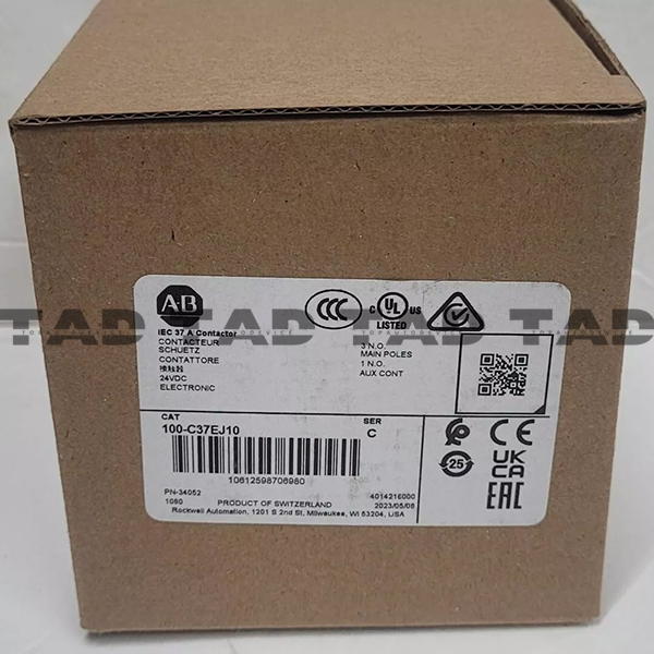 Allen-Bradley 100-C37EJ10 IEC 37 A Contactor
