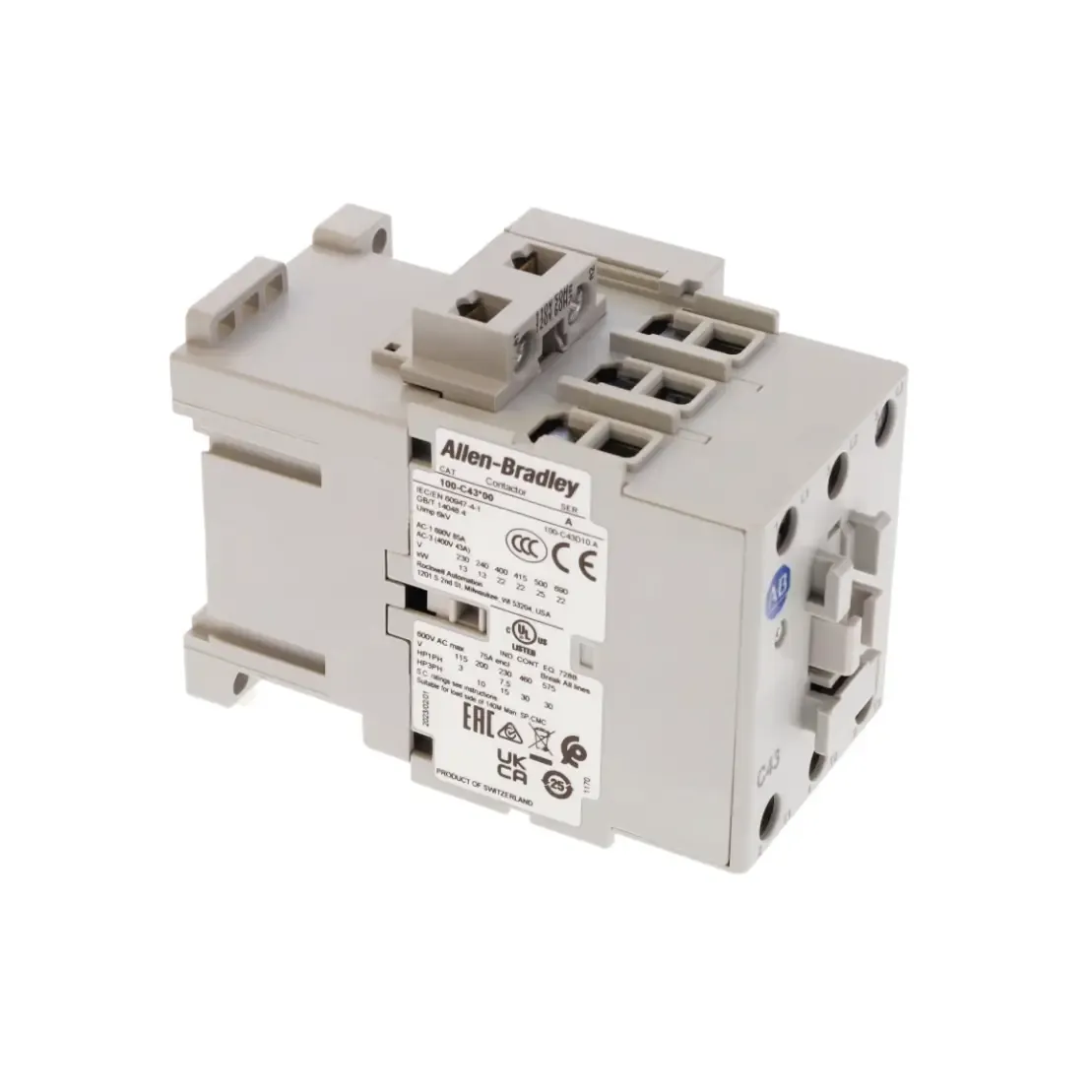 Allen-Bradley 100-C43D10 IEC 43 A Contactor