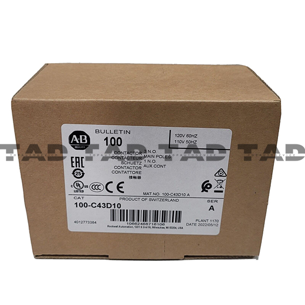Allen-Bradley 100-C43D10 IEC 43 A Contactor
